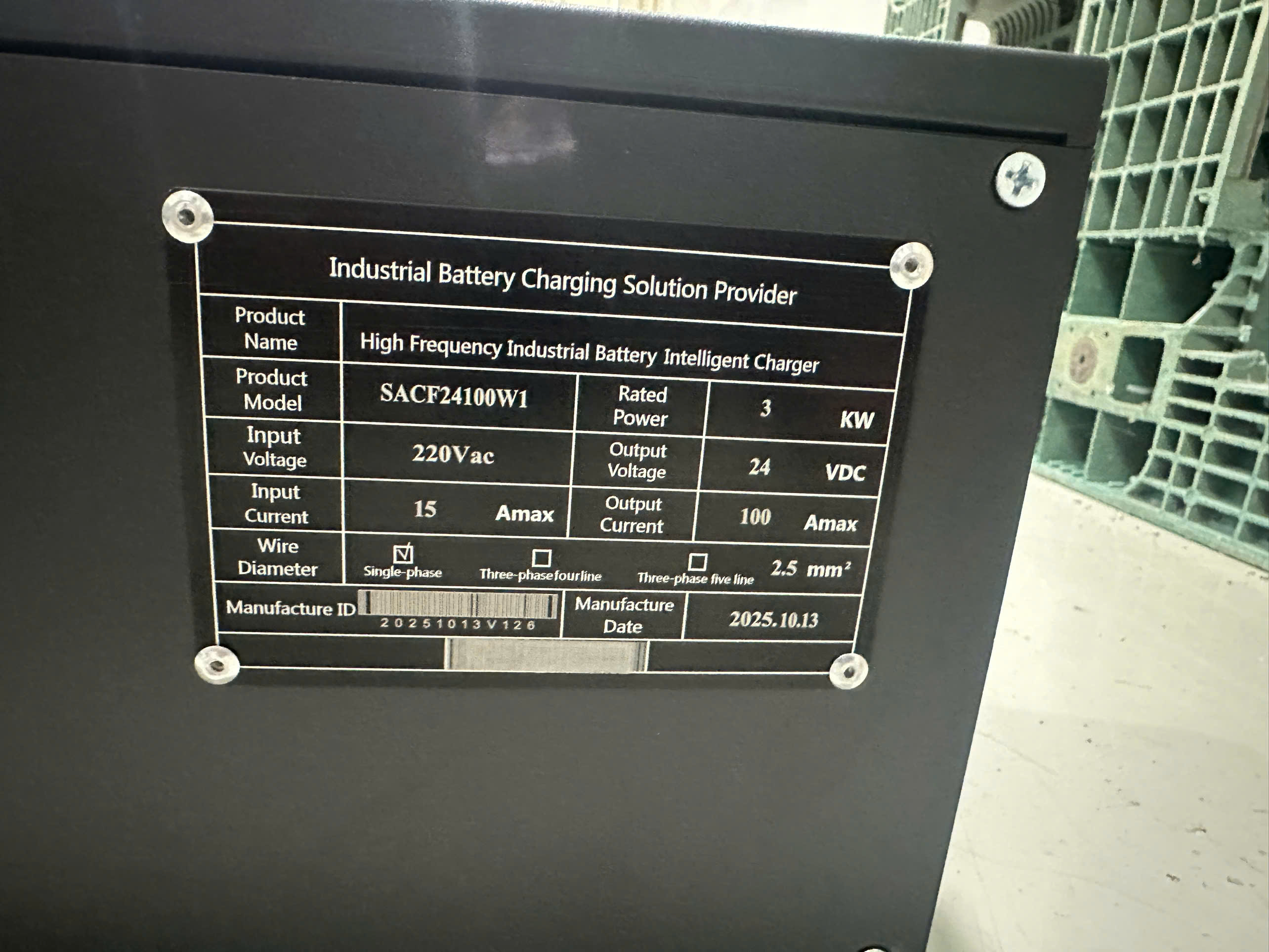 Bộ sạc nhanh Lithium 24V 60A